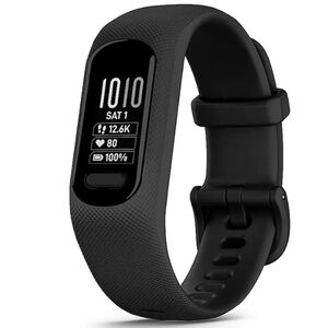 Garmin - vívosmart 5 Smart Fitness Tracker + Heart Rate Monitor